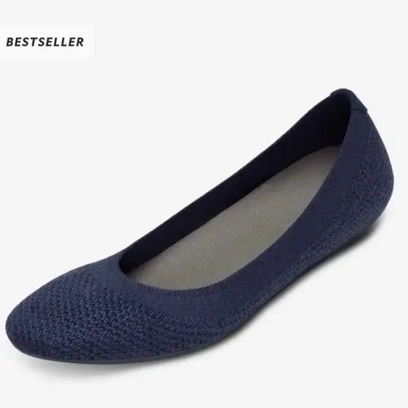 Women’s Allbirds Navy Blue Women's Tree Breezers Size 10.5 - Picture 1 of 5